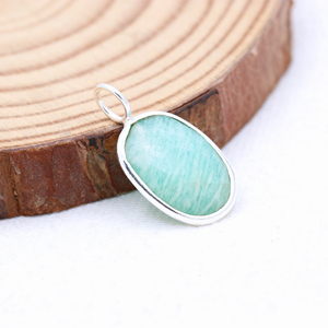 Wholesale Natural Chrysoprase Oval Cut Gemstone 925 <b>Solid</b> Sterling Silver <b>Gold</b> Plated Women's Vintage Handmade Healing <b>Pendant</b> - Product Image 6