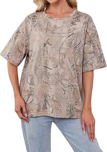 Camiseta de Camuflaje Extra Grande de Moda con Diseño de Hoja de Arce, Ropa Urbana Unisex, Camiseta Gráfica Informal de Verano - Product Image 5