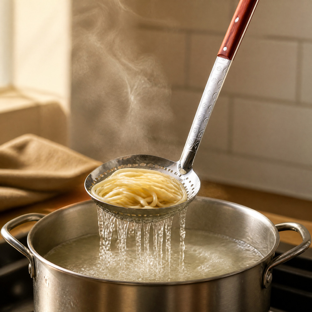Oversized Kitchen Cooking Tools Stainless Steel Kitchen Utensils Set Full Cooking Spoons Spatulas Colander for Restaurant Chef · image 2