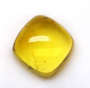 พลอยเบอรีลบูชอนธรรมชาติ-อัญมณีสีเหลืองพลอยอะความารีน-หินขัดผิวเรียบเกรดสูงสุด - Product Image 2