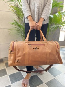 Nuevas y elegantes bolsas de equipaje de cuero genuino, bolso hecho a mano de usos múltiples, bolso de viaje Unisex de gran tamaño, bolso de pelo de usos múltiples en piel oculta - Product Image 5