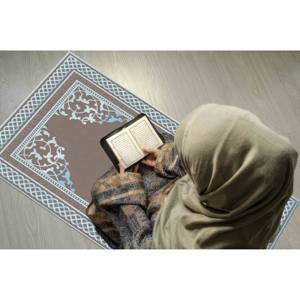 Alfombra Decorativa con Estampado de Mezquita: Elegante Alfombra de Oración con Estampado, Regalo Musulmán, Alfombra Delgada No Tejida - Product Image 4