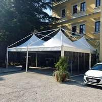 Carpa de Fiesta de Aleación de Aluminio, Carpa Impermeable para Bodas, 3x3M, 4x4M, 5x5M