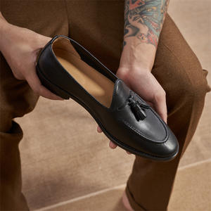 Chaussures décontractées pour hommes, nouveau style printemps/été - Chaussures décontractées en cuir à franges rétro anglaises, respirantes, pour affaires - Product Image 4