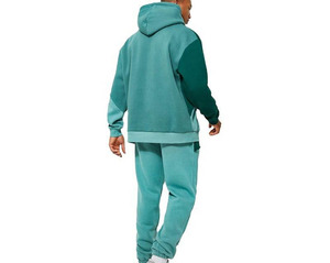 Conjunto de 2 piezas de algodón al por mayor, Sudadera con capucha de dos tonos y logotipo personalizado, sudaderas con capucha de bloque de color y panel de nuevo diseño para hombre - Product Image 4