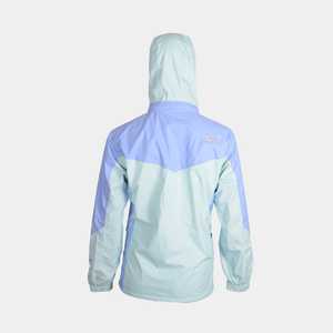 FHOH Chaqueta impermeable Gortex larga de estilo suelto informal para mujer Reversible con capucha de cuello levantado a prueba de viento transpirable tallas ml - Product Image 1