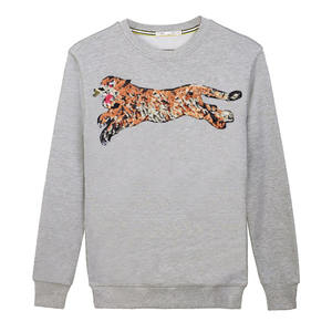 High Quality Customized <b>Men's</b> Pullover Sweatshirts Knitted <b>Thermal</b> Cotton Polyester Embroidered Hoodies Autumn Wholesale - Product Image 2