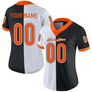 Maillot de football américain confortable et durable, design personnalisé par sublimation et broderie, grandes tailles, pour équipes sportives - Product Image 2
