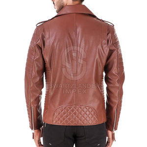 Venta directa de fábrica, chaqueta de invierno de cuero para hombre, chaqueta de cuero ligera para hombre, chaqueta de cuero de talla grande - Product Image 3