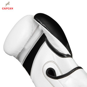 Guantes de Boxeo de Cuero con Soporte Estable para la Muñeca, Cierre de Velcro, Acabado Liso, Comodidad para Entrenamiento Prolongado - Product Image 6