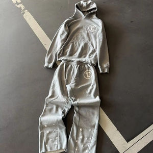 Conjunto de sudadera y Jogger personalizado, pantalones de chándal y sudaderas, chándal de 2 piezas, chándal en blanco unisex, chándal para hombre - Product Image 1