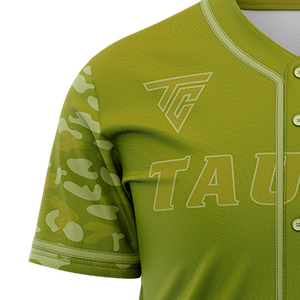 Jersey de béisbol y Softbol Juvenil de punto doble bordado personalizado camiseta de botón de malla de sublimación camiseta de béisbol y softbol para hombres - Product Image 3