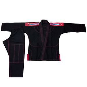 ชุดกิโมโน Gi Jitsu Bjitsu สีดำน้ำหนักเบาทำจากผ้าฝ้าย100% Jjj GI - Product Image 3