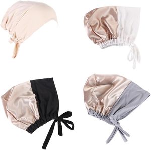 Vente chaude Hijab Casquettes En Gros Facile À Porter Jersey Couleur Unie Hijab Bande De Cheveux Élastique Musulman Sous Écharpe Hijab Casquettes - Product Image 2