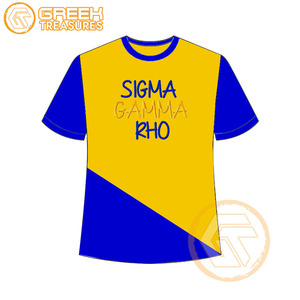 Venta al por mayor Sigma Gamma Rho mujeres camiseta hermandad ropa algodón Jersey alta calidad transpirable camiseta mujeres ropa griega - Product Image 5