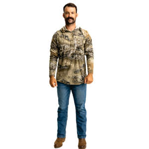 เสื้อเชิ้ตแขนยาวมีฮู้ดทำจากไม้ไผ่จาก Realtree | ขอบผสมผสานเข้ากับถิ่นทุรกันดารได้อย่างลงตัว - Product Image 1