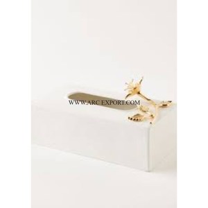 ที่ใส่กระดาษทิชชู่ตกแต่งโต๊ะกระจกโลหะกล่องกระดาษทิชชู่ตกแต่งโลโก้บ้านแบบสั่งทำ - Product Image 6