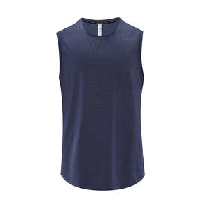 Vente en gros de débardeur de gym coupe ajustée à logo imprimé débardeur personnalisé pour hommes gilet - Product Image 5