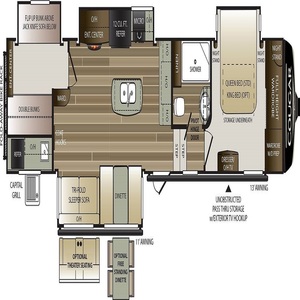 รถบ้านมือสอง Keystone Cougar 369BHS ปี 2019 สภาพดี - Product Image 3