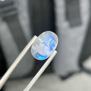 Lote de cabujón de piedras preciosas sueltas de piedra lunar llamativa Natural de tamaño libre de calidad AAA + 100% para hacer joyas curativas a granel - Product Image 5