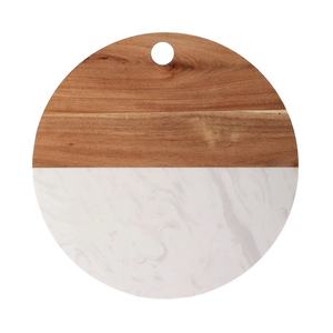 Tabla de Quesos Moderna y Ecológica con Asa de Metal, Tabla de Cortar de Madera de Bambú para Uso en el Hogar, Bar y Cocina, Apta para Lavavajillas - Product Image 3