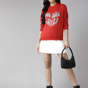 Sudaderas de invierno para mujer, patrón de letras, ajuste Regular, tela transpirable ecológica, colores personalizados y logotipo, servicio OEM - Product Image 4