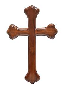 Croix d'église décorative en bois |   Finition artisanale haut de gamme |   Prix d'usine - Product Image 2