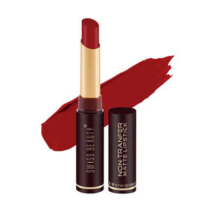 Brillo Labial y Lápiz Labial 2 en 1 Mate Sin Transferencia - Maquillaje de Belleza Orgánico Halal Hidratante - Product Image 2