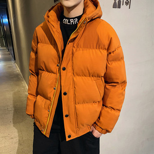 Veste bomber matelassée en toile pour homme, mode d'hiver, design personnalisé, respirante, séchage rapide, style streetwear - Product Image 5