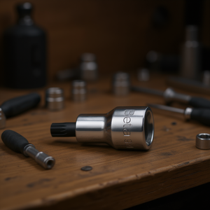 Chiave a Bussola Cromata da 1/2 Pollice con Attacco Quadrato Femmina e Inserti Lucidati per Viti XZN - Product Image 3