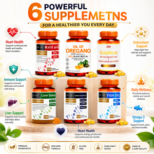 En stock : Multivitamines tout-en-un en gélules molles, huile de krill, huile de poisson, glutathion, chardon-marie, CoQ10 avec huile de nigelle, huile d'origan, huile d'<span class=keywords><strong>ail</strong></span> - Product Image 2