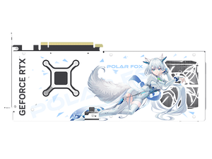 M a n l i P o l a r F o x Ge Force R T X 5060 OC 8 Go GDDR7 Blanc G r a p h i c s C a r d R T X 5060 GPU - Product Image 5