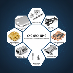 Complexe d'usinage <span class=keywords><strong>CNC</strong></span> 5 axes personnalisé en aluminium pièces en acier inoxydable pour l'aérospatiale médicale automobile Usinage <span class=keywords><strong>CNC</strong></span> personnalisé - Product Image 6