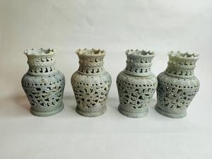 Wholesale High Quality 15cm <b>Crystal</b> Flower Pot Beautiful Design Handmade Decorative Planter Vases - Product Image 2