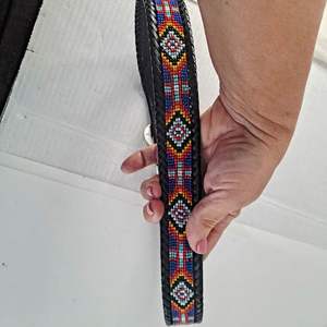 เข็มขัดลูกปัดหนังแท้ตะวันตกผลิตตามสั่งเข็มขัดโลหะพร้อมสตั๊ดดีไซน์สำหรับผู้ชายผู้หญิง - Product Image 4