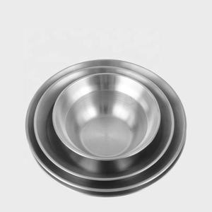 ชามโลหะสแตนเลสสุดหรูสำหรับเสิร์ฟอาหารและจัดเก็บ ตกแต่งครัวสไตล์โมเดิร์น แข็งแรง ทนทาน ใช้งานได้ยาวนาน - Product Image 4