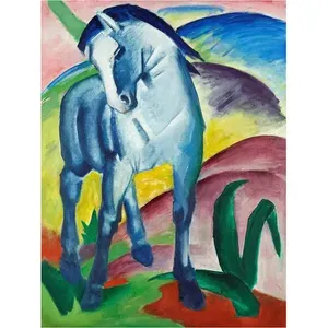 Marc Franz Blue Horse Tile Mural Cocina Baño Pared Backsplash en Mármol Cerámica - Product Image 1