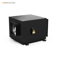 Ventilador de Extracción de Acero Inoxidable de Alto Rendimiento 6000 M/h, 3 Velocidades Ajustables, Amplia Entrada de Aire, 220-245V AC, para Restaurantes al Aire Libre