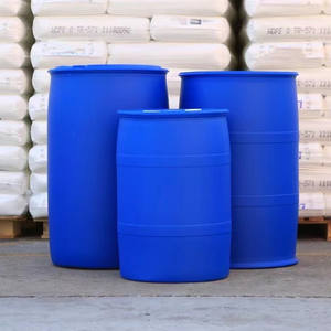 Tambor químico de barril de plástico azul HDPE de 120L con anillo de hierro - Product Image 6