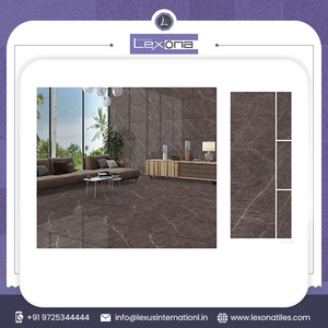 Azulejos de porcelana brillante de alta calidad de lujo de 600*1200mm para pared y suelo de salón estilo de diseño moderno para paredes externas - Product Image 2