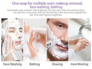 Jabón Artesanal <span class=keywords><strong>de</strong></span> <span class=keywords><strong>Aceite</strong></span> Esencial Orgánico <span class=keywords><strong>con</strong></span> Fragancia Herbal <span class=keywords><strong>de</strong></span> <span class=keywords><strong>Oliva</strong></span>, Limpia, Ilumina la Piel, Mejora la Aspereza, Hidrata y da Brillo - Product Image 5