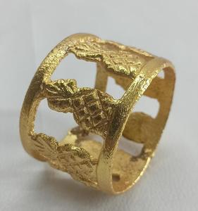 Bee Design in Gold Party Table Decoration Accessories Aluminum Casted Serviette <b>Holder</b> Rings West Dinner <b>Towel</b> Napkin Rings - Product Image 5