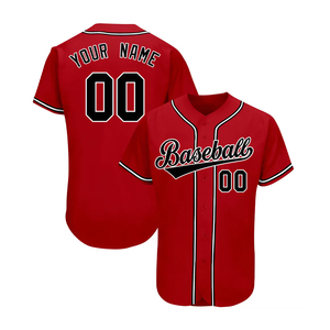 Vente en gros Maillot de baseball unisexe sur mesure Vêtements de sport pour hommes et femmes Maillot d'entraînement à vendre - Product Image 4