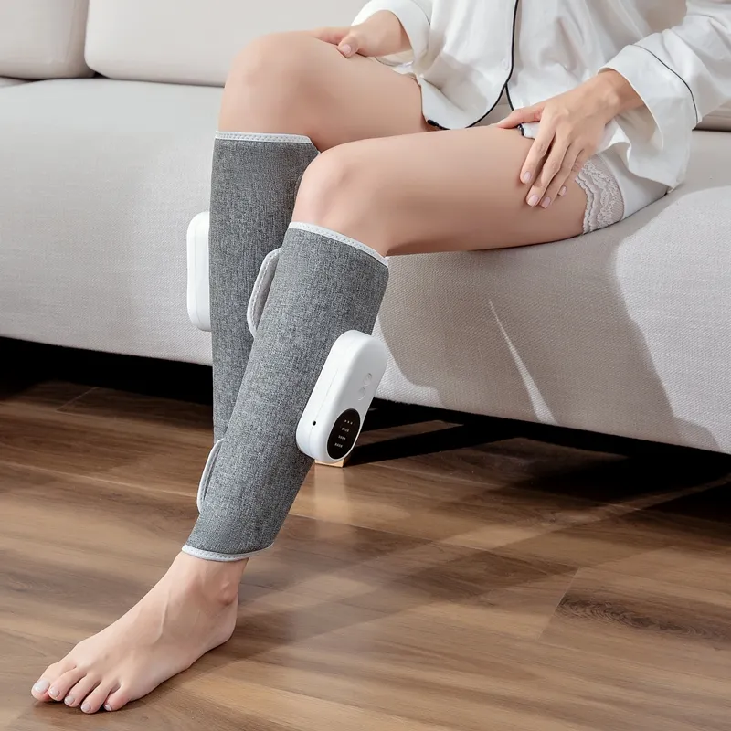 Massagem vibratória de pés dobrável massageador eletrônico infravermelho completo para pés