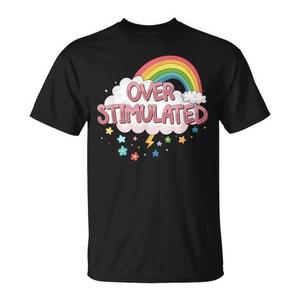 T-shirt promozionale Rainbow Overstimulated - Product Image 1