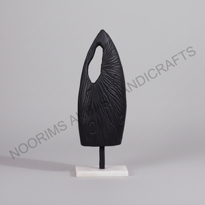 Shiny Black Finish Aluminum Metal Sculpture Home Art Crafts Accent <b>Decor</b> Piece Wholesale Manufacturer Exporter Factory Direct - Product Image 4