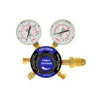 DEM CR2800 Régulateur de pression de gaz CO2 argon à deux étages en laiton acétylène oxygène industriel