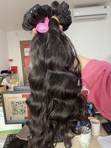 ผมต่อแบบเรมี่แท้ลอนผมลอนผมลอนผมลอนใหญ่แบบลอนผมธรรมชาติเกรด8A - Product Image 5