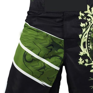 Pantalones cortos personalizados de mayor venta al por mayor de alta calidad cómodos MMA y Fighting Wear último patrón sólido venta en línea - Product Image 3