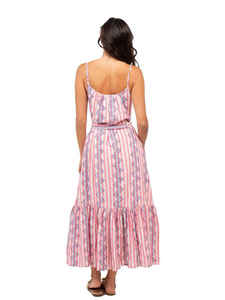 Robe maxi bohème élégante sans manches d'été, robe en mousseline de soie florale faite à la main, style décontracté de haute qualité pour femmes, plage, formelle - Product Image 4